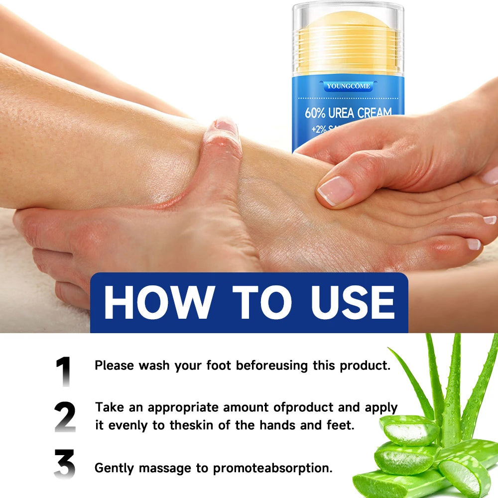 Urea Cream Percent For Feet Plus Salicylic Acid Foot Cream and Hand Cream Maximum Strength with Hyaluronic Acid,Tea Tree Oasis Select
