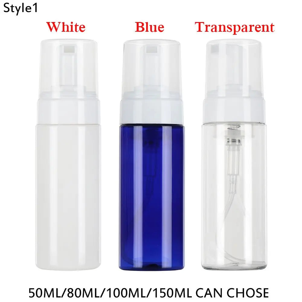 Clear Blue Shampoo Lotion Shower Gel Foam Pump Bottles Foaming Bottle Liquid Soap Whipped Mousse Points Bottling Oasis Select