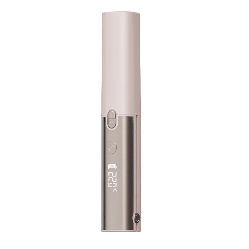2-in-1 Wireless Hair Straightener & Curler Comb | Portable