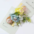 Artificial Fabric Corsage & Wrist Flower | Satin Wedding