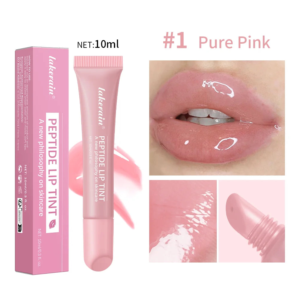 Peptide Lip Tint Gloss – Glitter, High Shine & Nude Shades Lip Gloss Oasis Select 1