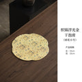 Chinese Zen-style Satin Tea Mat, High-end Women's Tea Table Mat, Double-sided Floral Dry Tea Mat, Teapot Mat, Table Runner Oasis Select Small Floral Pattern New model
