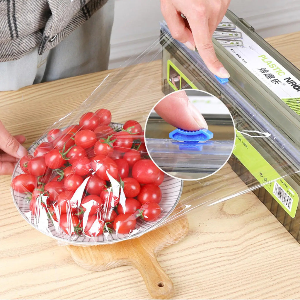 Plastic Food Cling Wrap Dispensers Foil Holder Kitchen Storage Accessories Utensils Aluminum Foil and Film Dispenser Oasis Select