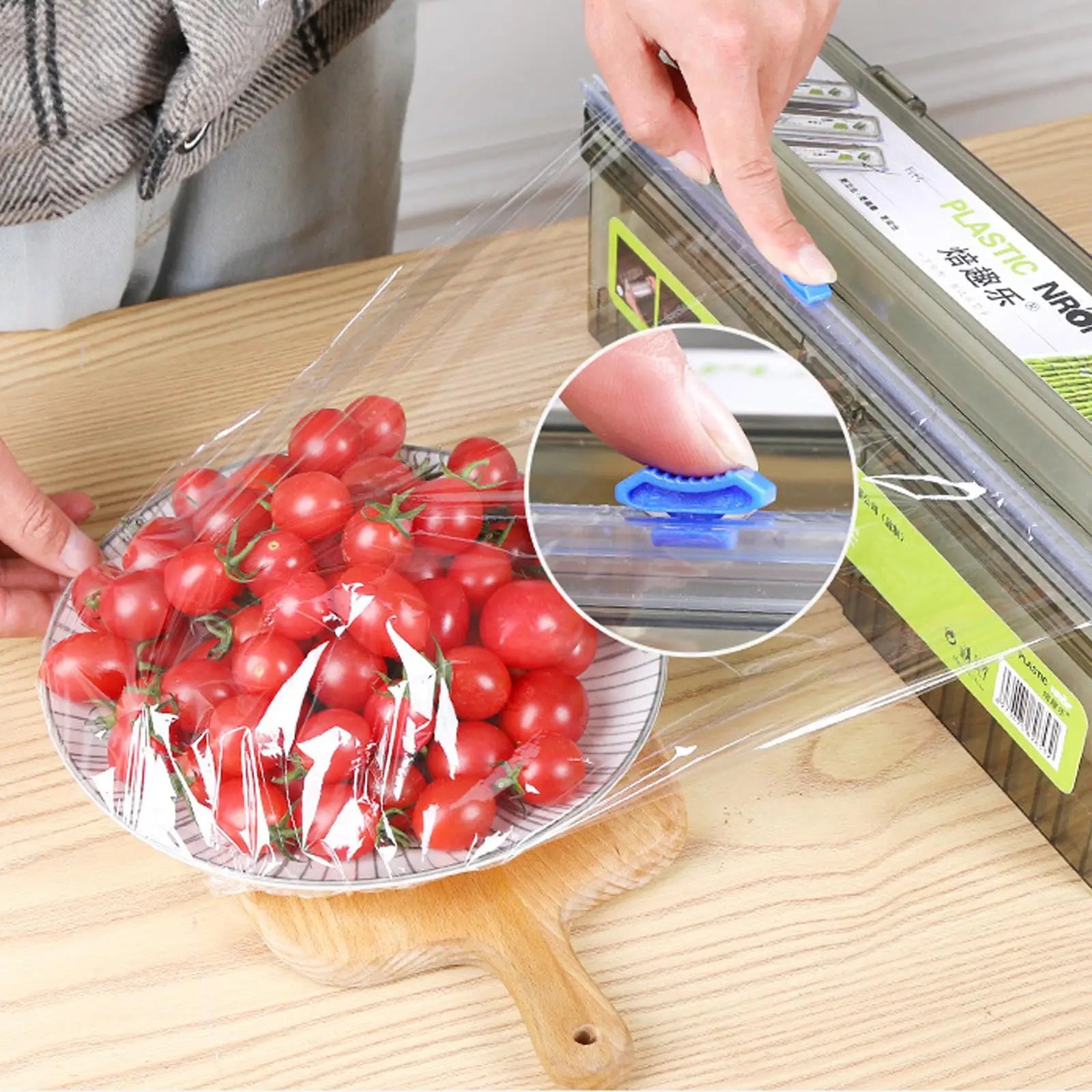 Plastic Food Cling Wrap Dispensers Foil Holder Kitchen Storage Accessories Utensils Aluminum Foil and Film Dispenser Oasis Select