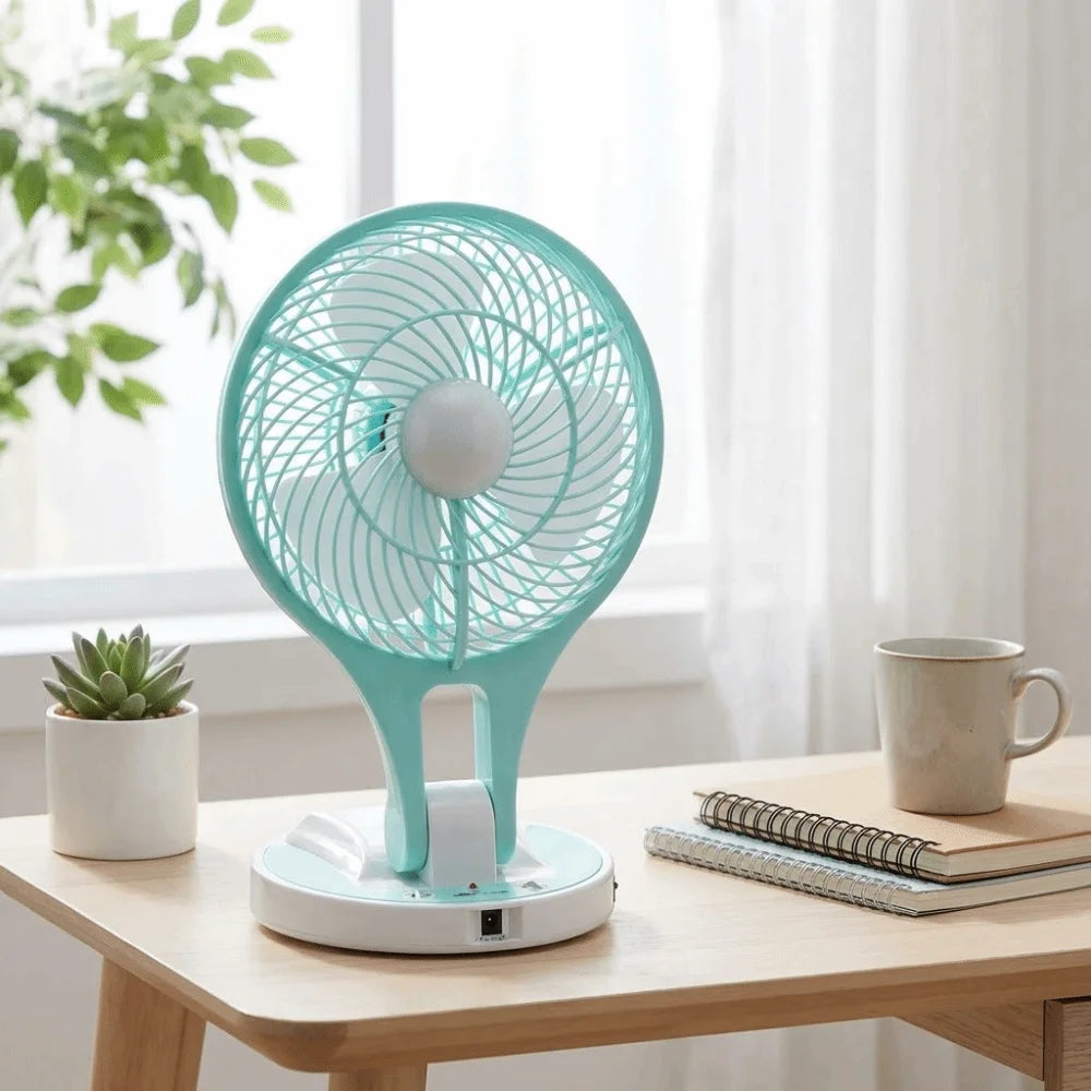 Quiet Operation Foldable Mini Fan Compact Design Gentle Wind Power USB Powered Fan Lightweight Foldable Design Personal Cooler Oasis Select
