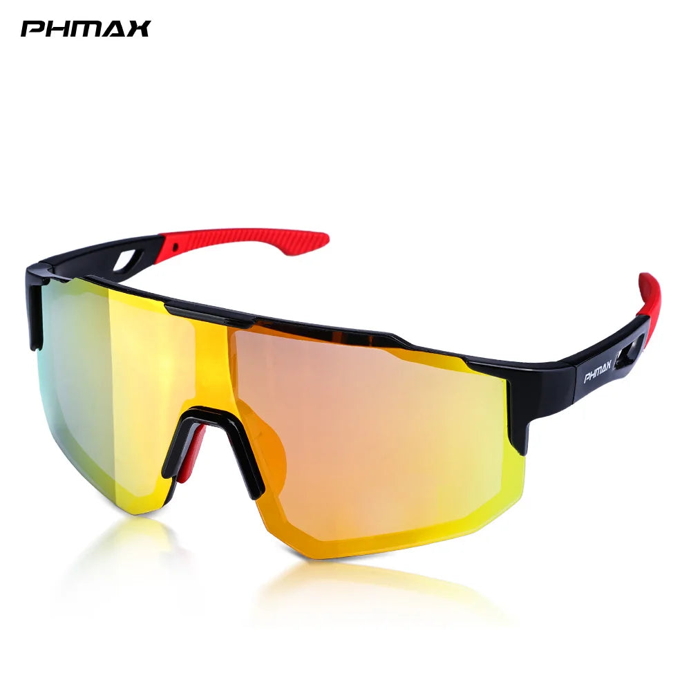 PHMAX Polarized Cycling Glasses Ultralight MTB Road Bike Glasses Sun Protection Men Polarized Bicycle Sunglasses Goggles Oasis Select P-YJ-933702