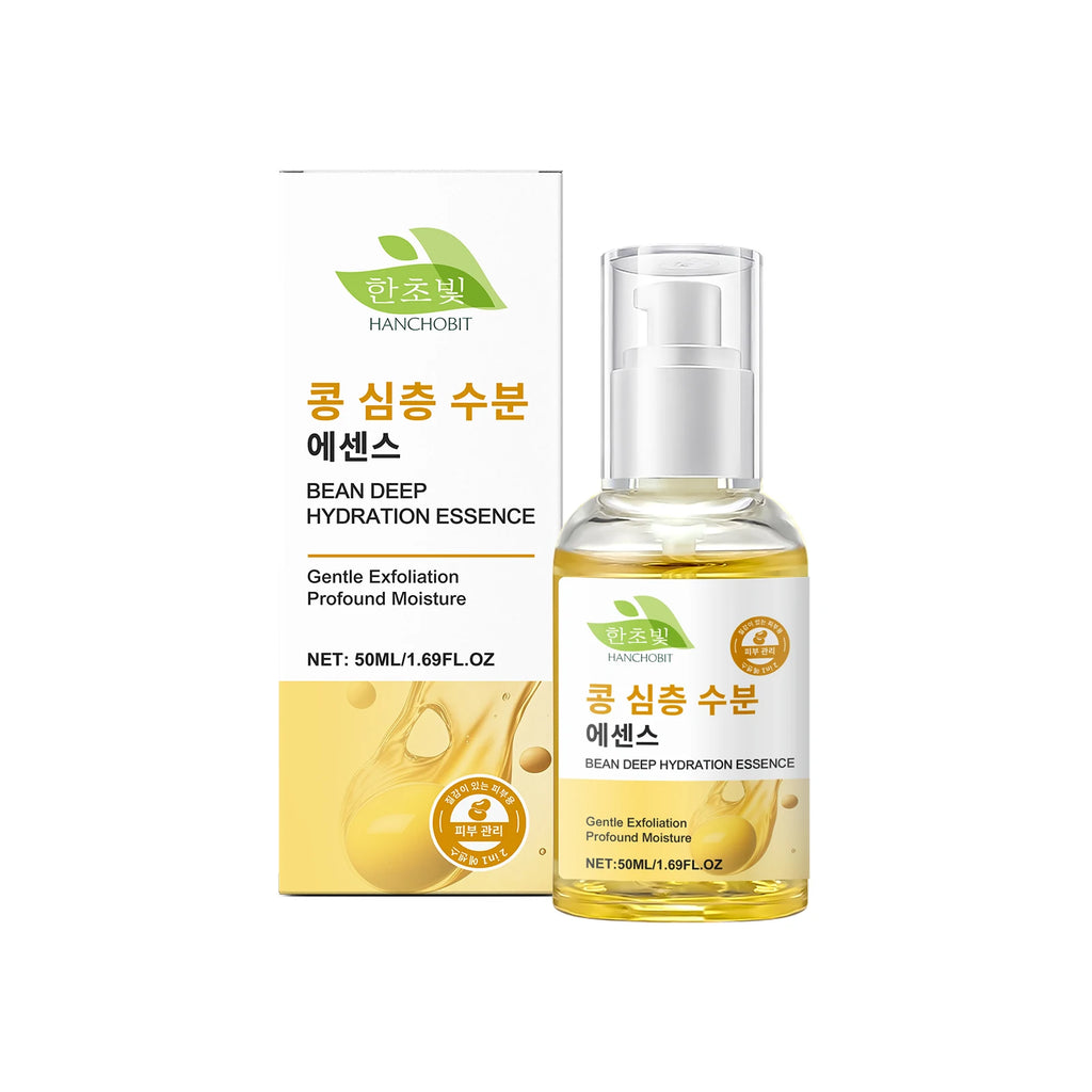 Bean Deep Hydration Essence Antioxidant Oat Pomegranate Serum Brightening Skin Tone Gentle Exfoliation Moisturizing Skin Care Oasis Select 50ml boxed