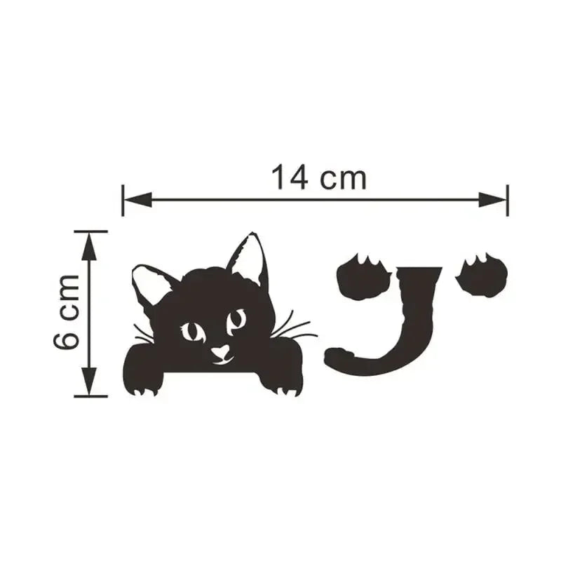 Funny Kitten Child Bedroom Switch Cover Room Decor on-off Sticker Cute Switch Outlet Wall Stickers on Wall Mural Art Hot Sale Oasis Select