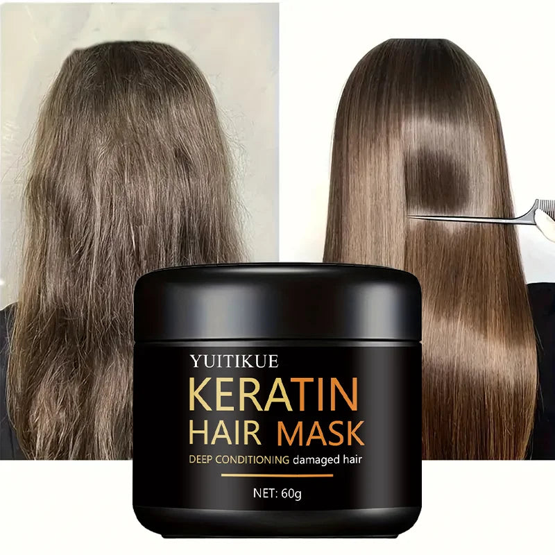 Keratin Hair Mask 60g – Deep Conditioning, Smooth & Shiny Keratin Hair Mask Oasis Select Default Title