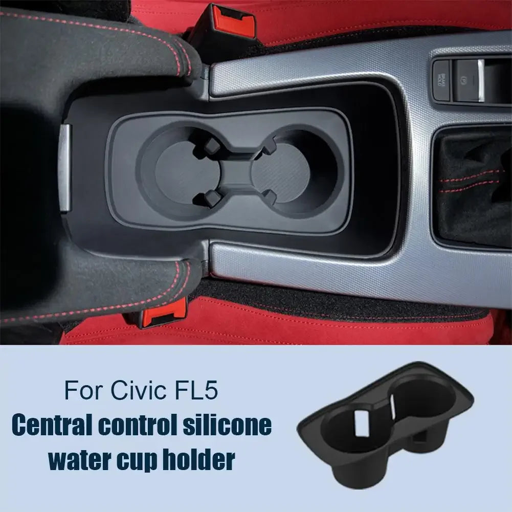 Honda Civic FL5 Type R Silicone Rear Cup Holder Mat Anti-Slip