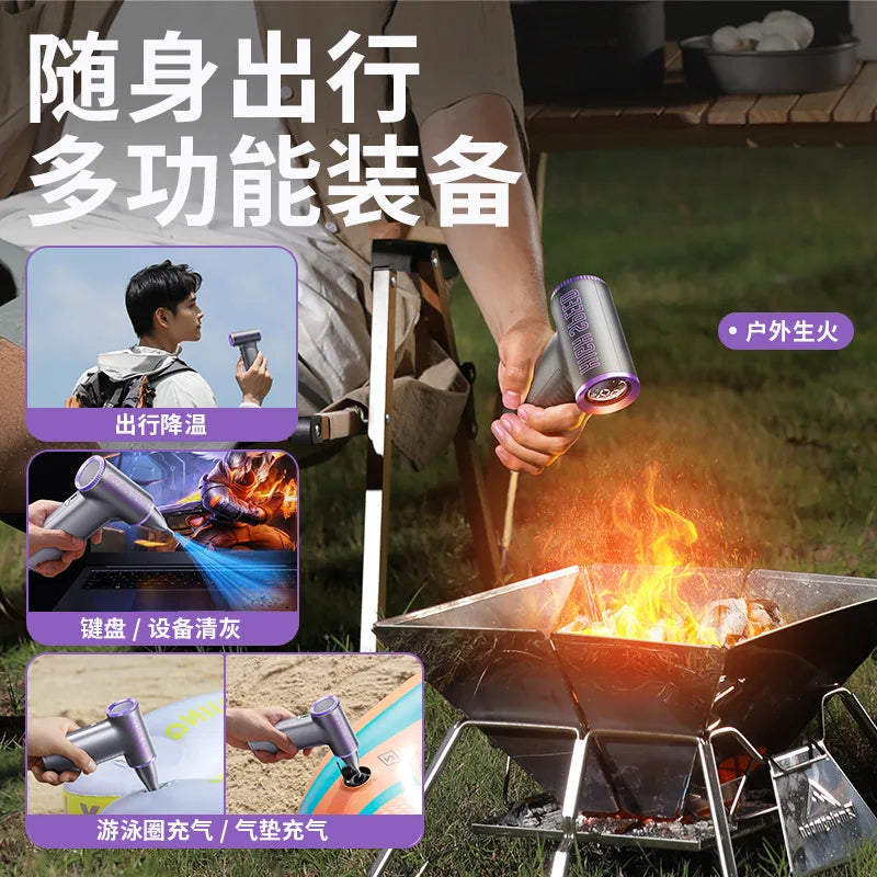 URGGU M72 8000mAh Portable Handheld Turbine Fan – High Speed