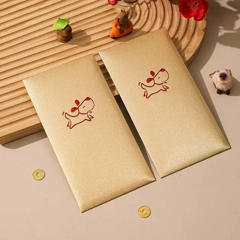 6Pcs Happy Birthday Red Envelope Hot Stamping Creative Red Pocket Red Pocket For Lucky Money Birthday Wedding Red Gift Envelopes Oasis Select A1