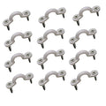 Kayak Nylon Pad Eyes With Stainless Screws Canoes Boat Deck Loops Tie Down Pad Oasis Select 12 Piece White