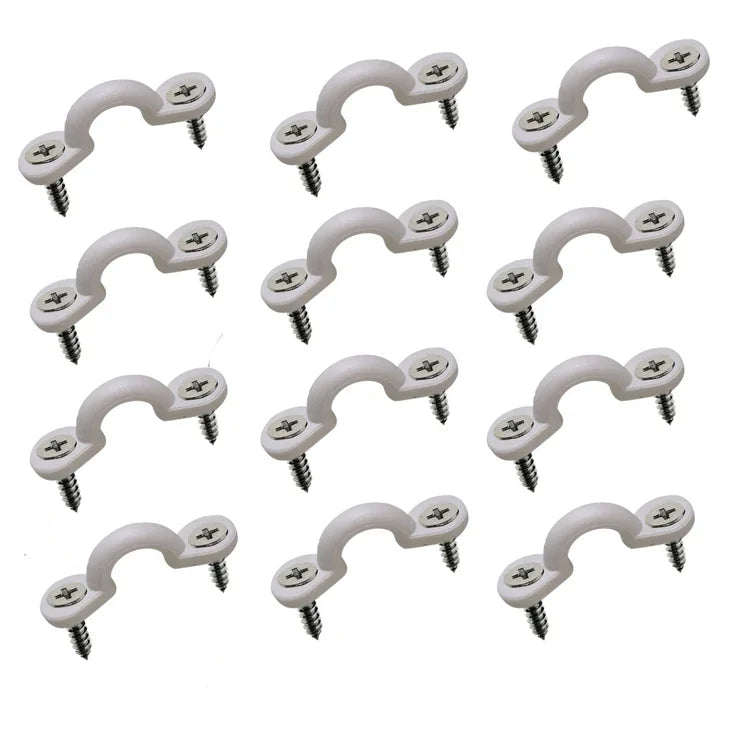 Kayak Nylon Pad Eyes With Stainless Screws Canoes Boat Deck Loops Tie Down Pad Oasis Select 12 Piece White