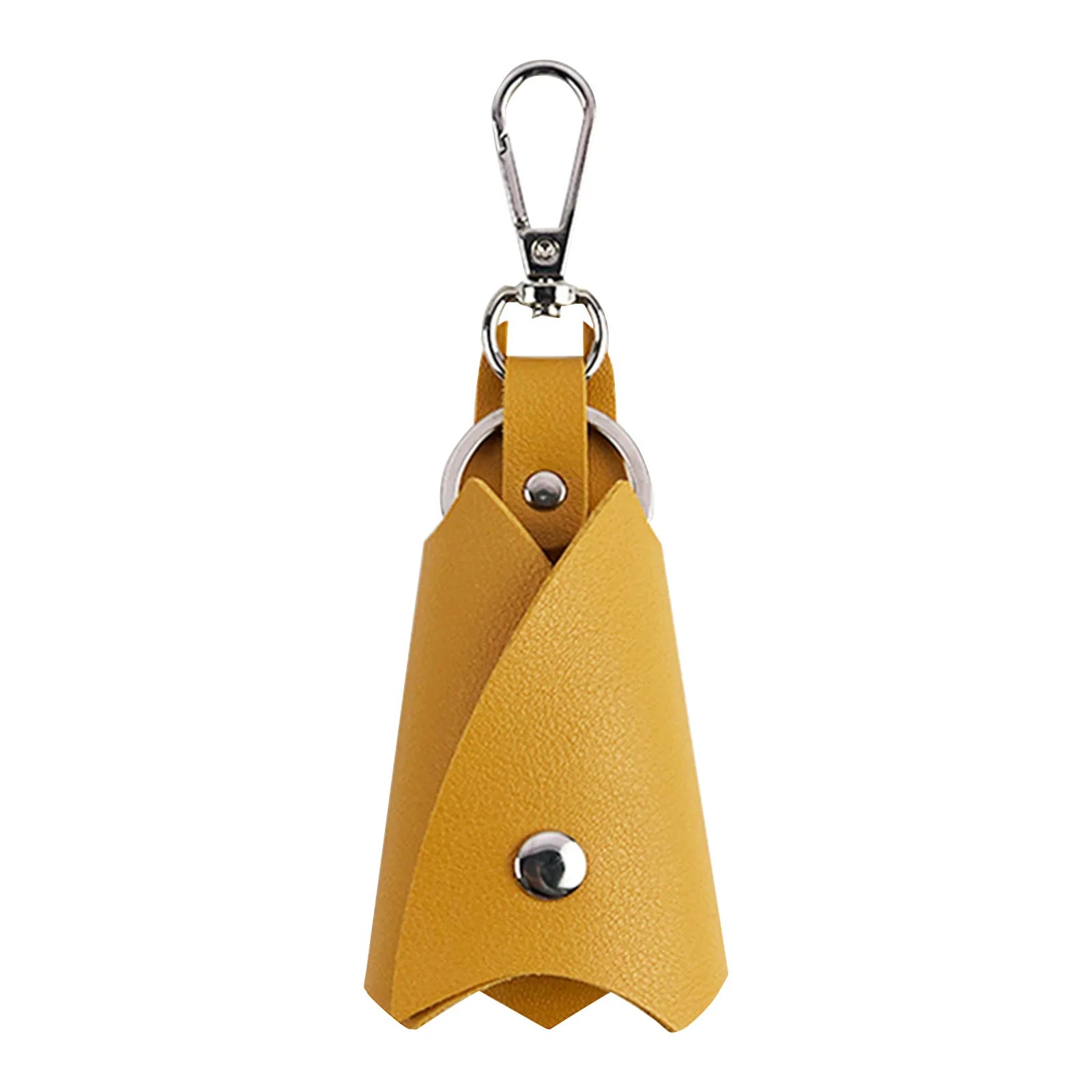 Fashion Creative Bat Shape PU Leather Keychain Men Women Key Holder Organizer Pouch Split Car Key Wallet Housekeeper Keyring Oasis Select Ginger One Size