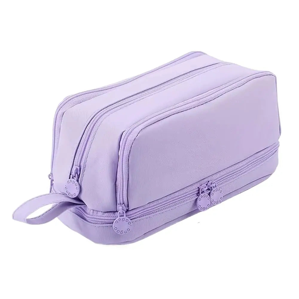 Large Capacity Multilayer Pencil Case – Nylon Zipper Pouch Pencil Case Oasis Select A