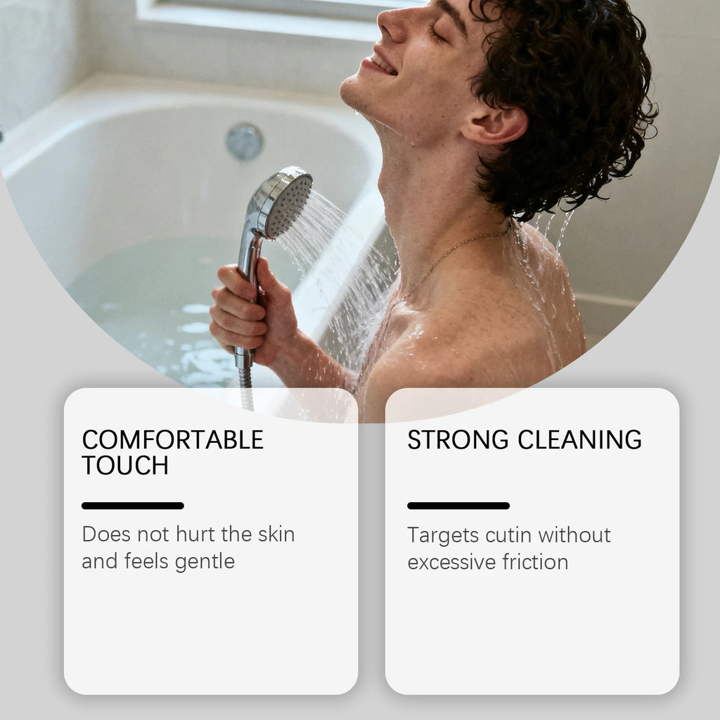 Exfoliating Shower Towel Deep Exfoliate Remove Dead Skin Smooth Skins Gentle Scrub Improve Back Rough Durable Daily Bath Towel Oasis Select