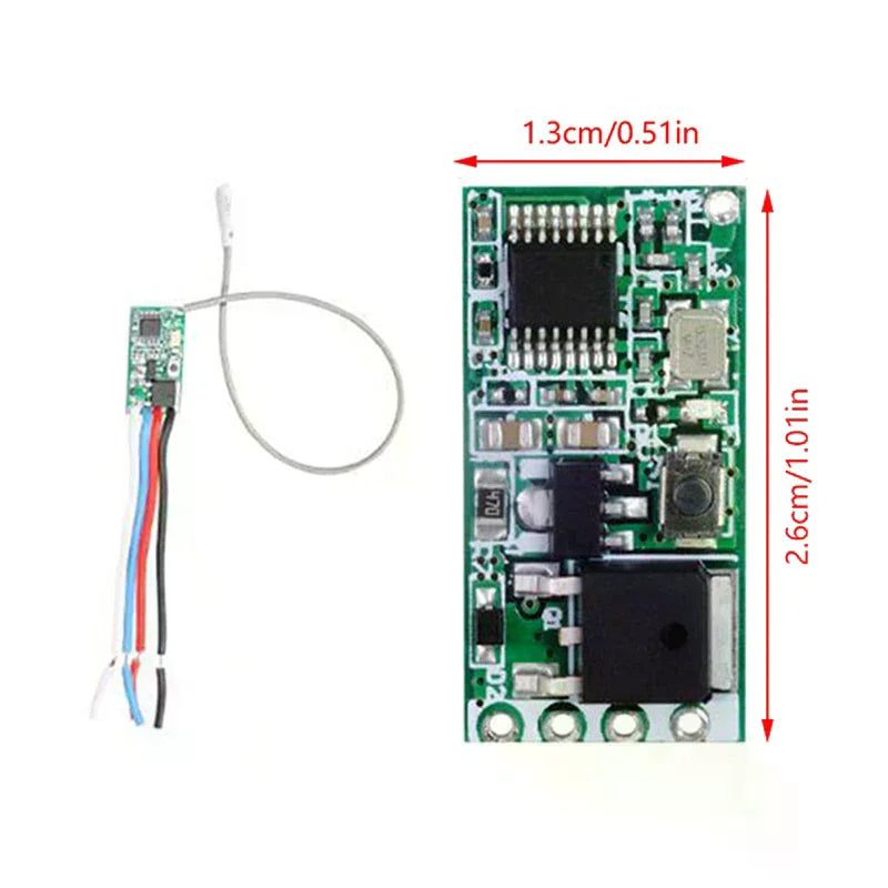 433mhz DC 3.6V 5V 9V 12V 24V 1CH Mini Relay Wireless RF Remote Control Switch LED Lamp Controller Micro Receiver Transmitter DIY Oasis Select