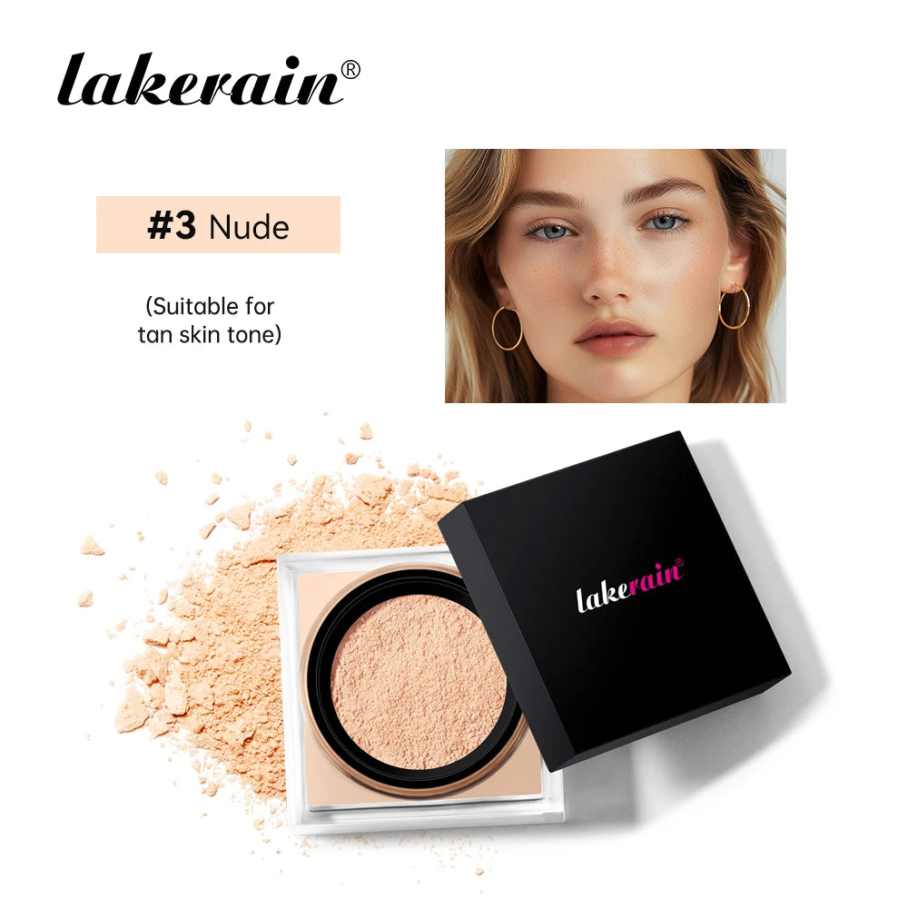 Loose Baking Setting Powder Long Lasting Oil Control Natural Face Matte Waterproof Brightening Loose Powder Makeup Cosmetics Oasis Select 03 Nude