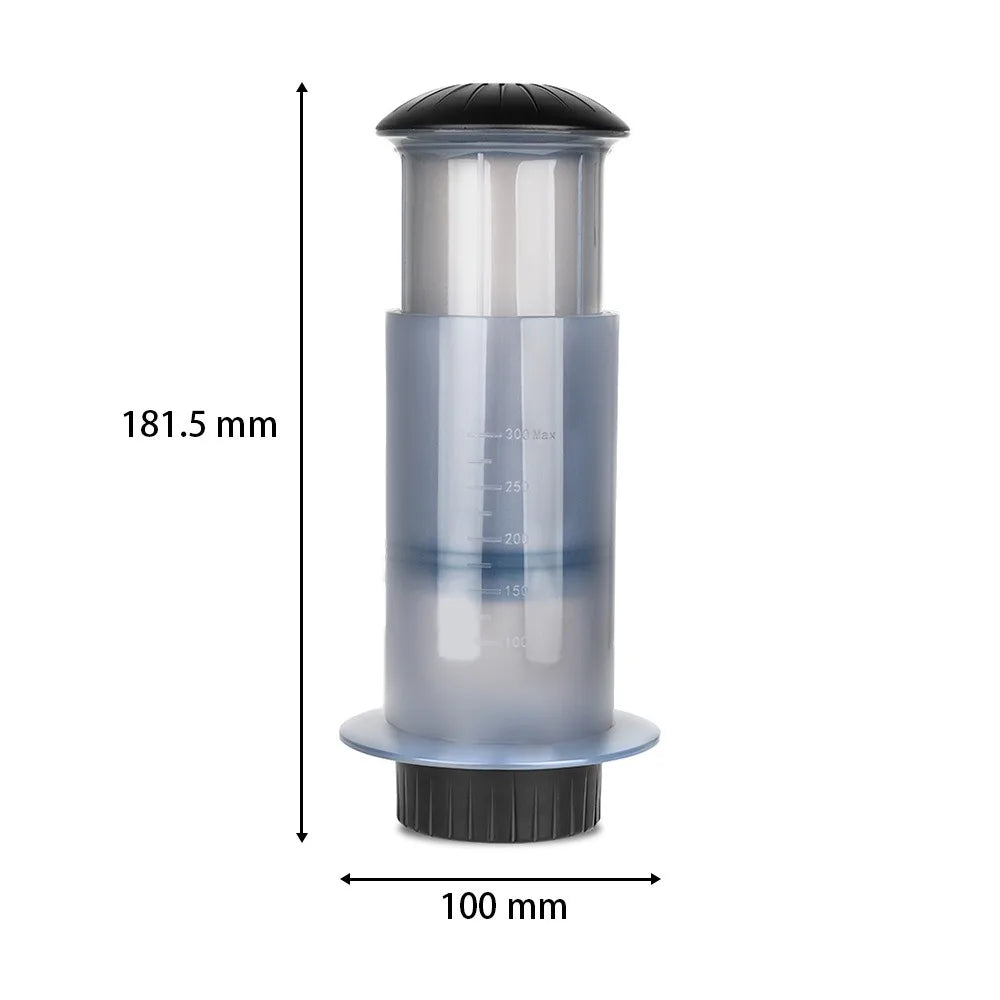 Portable Espresso French Press AeroPress Kit + 50 Filter Papers Portable Coffee Maker Oasis Select light green M