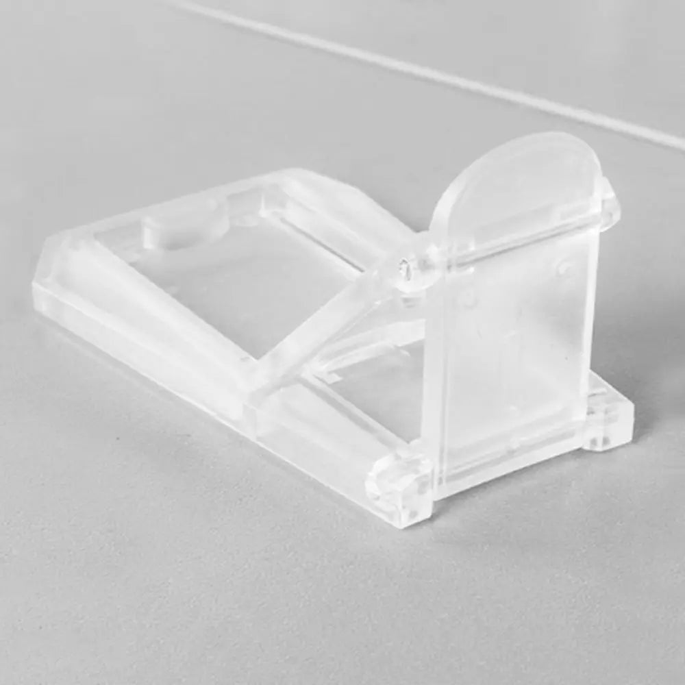 Transparent Sliding Door Lock Self-adhesive Anti-pinch Sliding Sash Stopper Strong Fixation Cabinet Door Lock Oasis Select