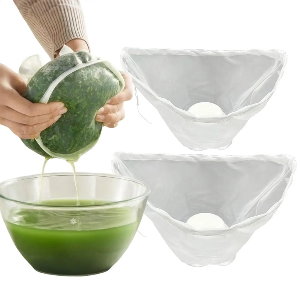 Straining Bag Large All-Purpose Reusable Fine Mesh Filter Nut Oat Almond Milk Juicing Bags for Vegetable Drinks Yogurt Coffee Oasis Select
