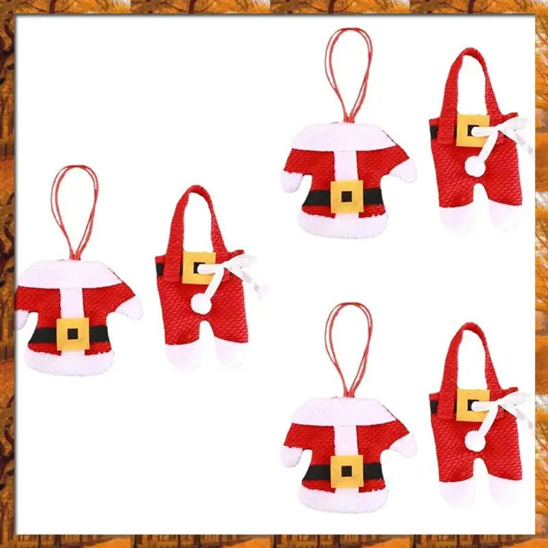 ~WISH For Dining Table Christmas Silverware Bags Tableware Bags For Restaurants Hotels Banquets Decorations Ornaments A Oasis Select As Shown A