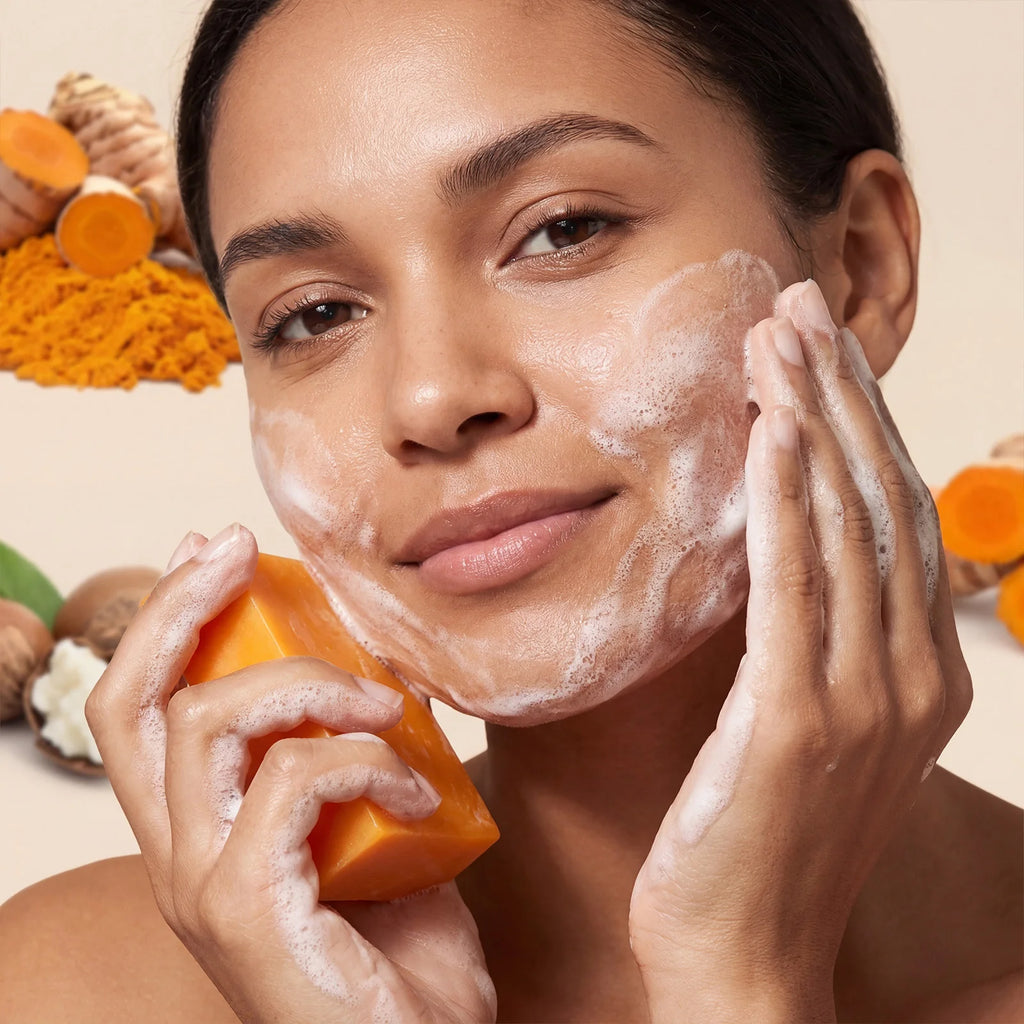 Turmeric Kojic Acid Brightening Soap Bar – Face & Body 100g