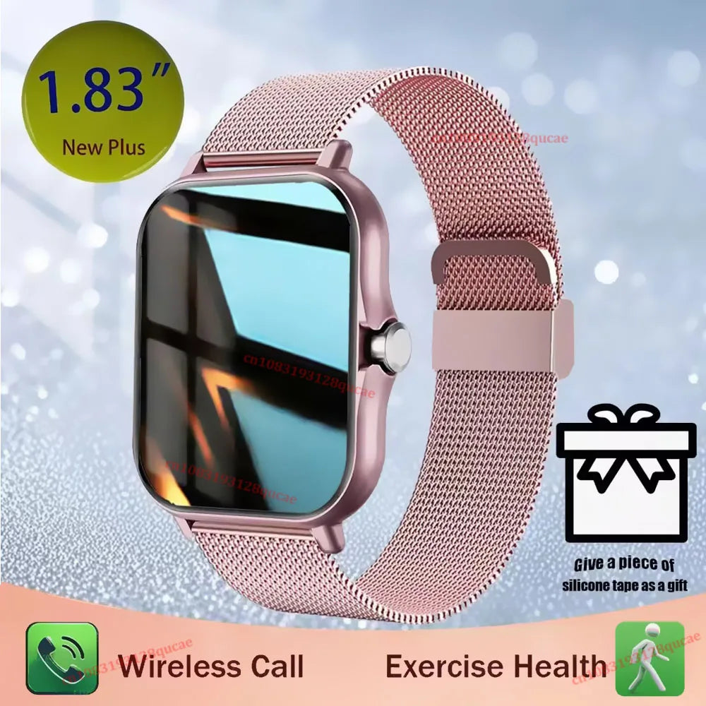 HW12 Smart Watch 1.83" HD – Calls, Fitness & DIY Dials