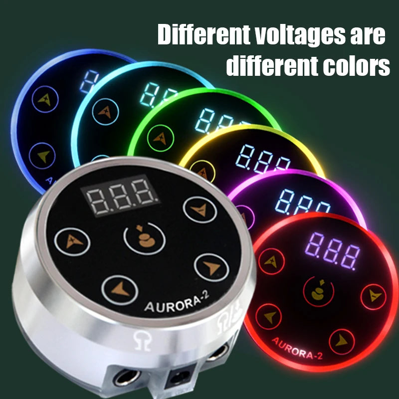Professional Tattoo Power Supply – LCD Touchscreen & Color LED