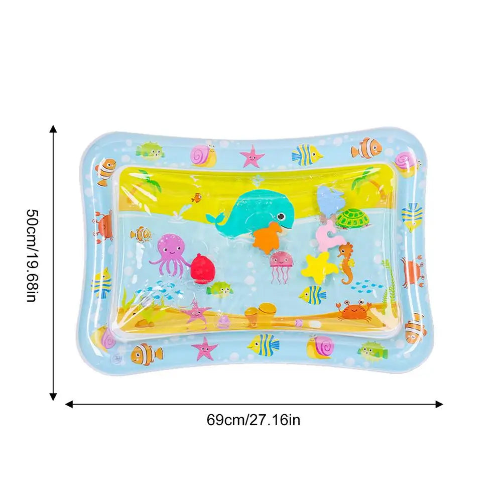 Sensory Water Play Mat For Cats Thickened Water Sensory Pad For KidsInteractive Play Inflatable Water Mat For Cat And Dog Water Oasis Select 08