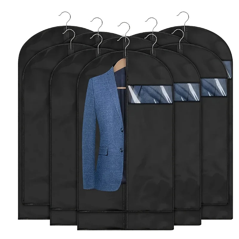 1pcs Suit Dust Cover Bags, Hanging Clothes Storage Bags For Shirt, Suit, Dress, Coat, Portable Dust Proof Garment Bags Oasis Select