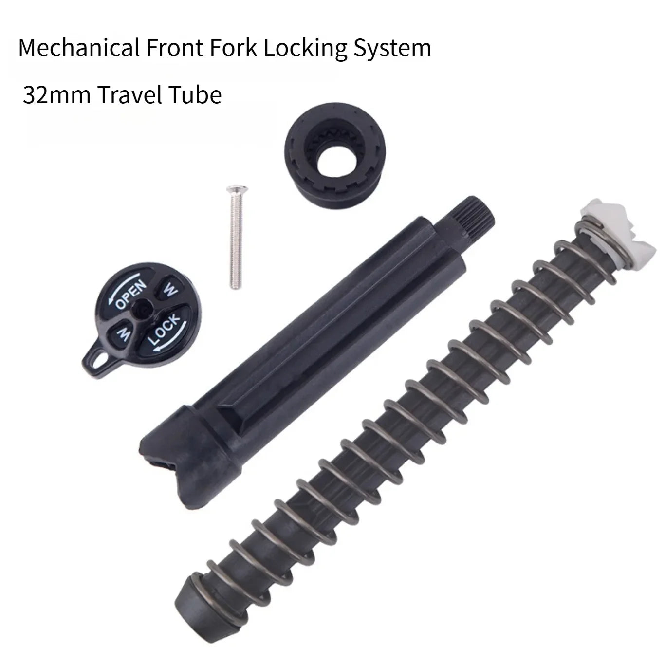 MTB Fork Lockout System Kit Compatible with For Suntour XCM Mechanical Suspension Forks Link and Support Posts Oasis Select I-32mm