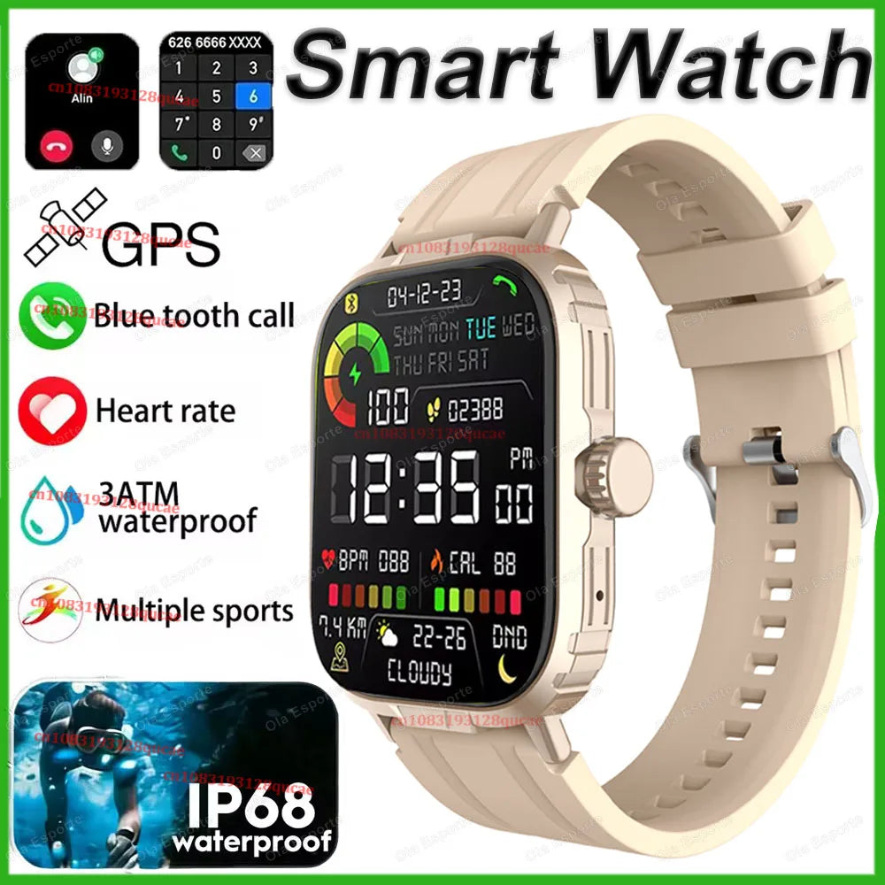 Military GPS Smartwatch IP68 Outdoor Sports Tracker Bluetooth