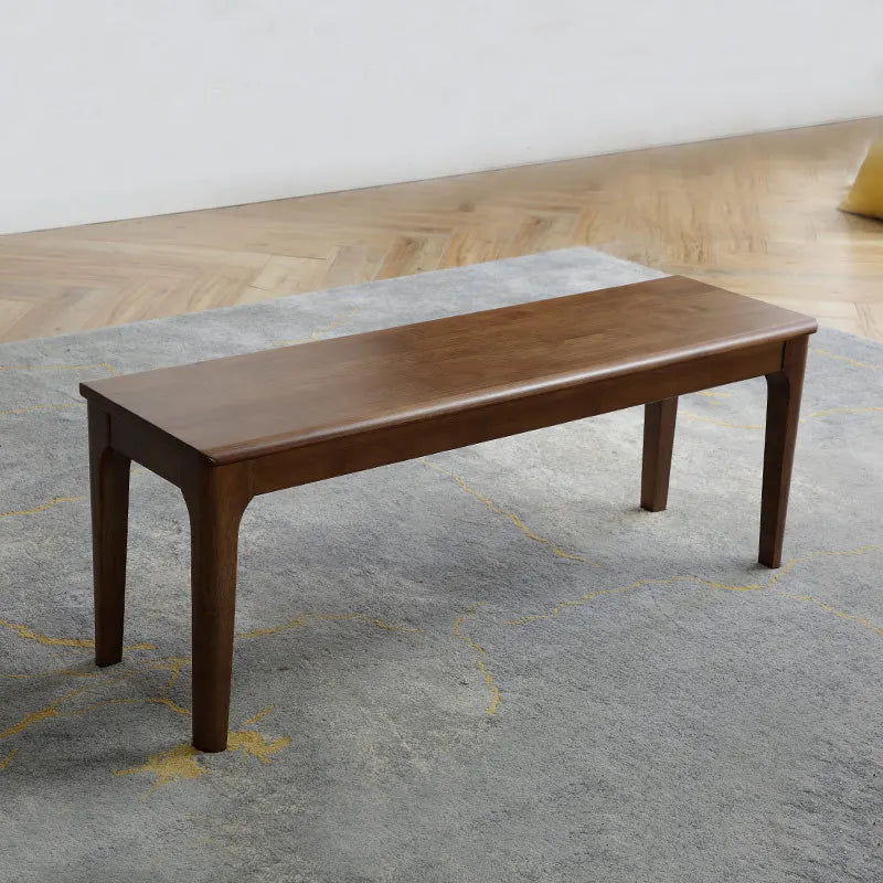 Solid wood bench wooden bench bedside bench simple modern shoe changing bench rectangular household Nordic dining table stool Oasis Select
