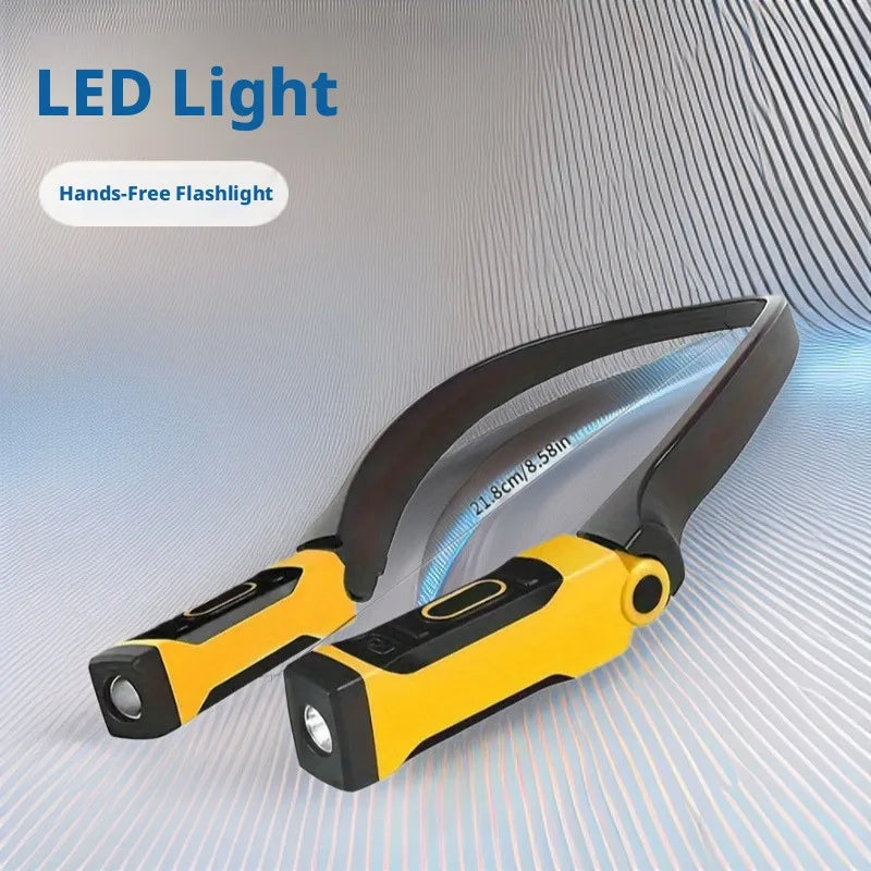 SHINEKNOT Rechargeable LED Neck Light – Hands-Free Work Lamp