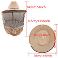 BeeKeeping Protective Bee Hat Anti Two-Layer Head Top Camouflage Hat-Veil Combo Bee Hat Bug Mesh Mask Beekeeping Tools Oasis Select Antibee hat4
