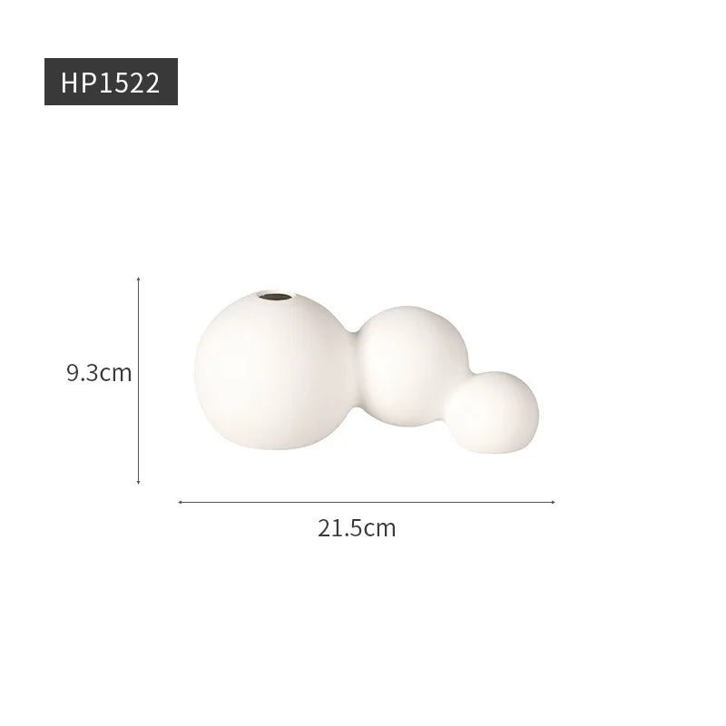 Nordic Ins Vase Ceramic Blank Decoration Living Room Home Cabinet Decoration Homestays Clothing Store Soft Decoration Home Decor Oasis Select C