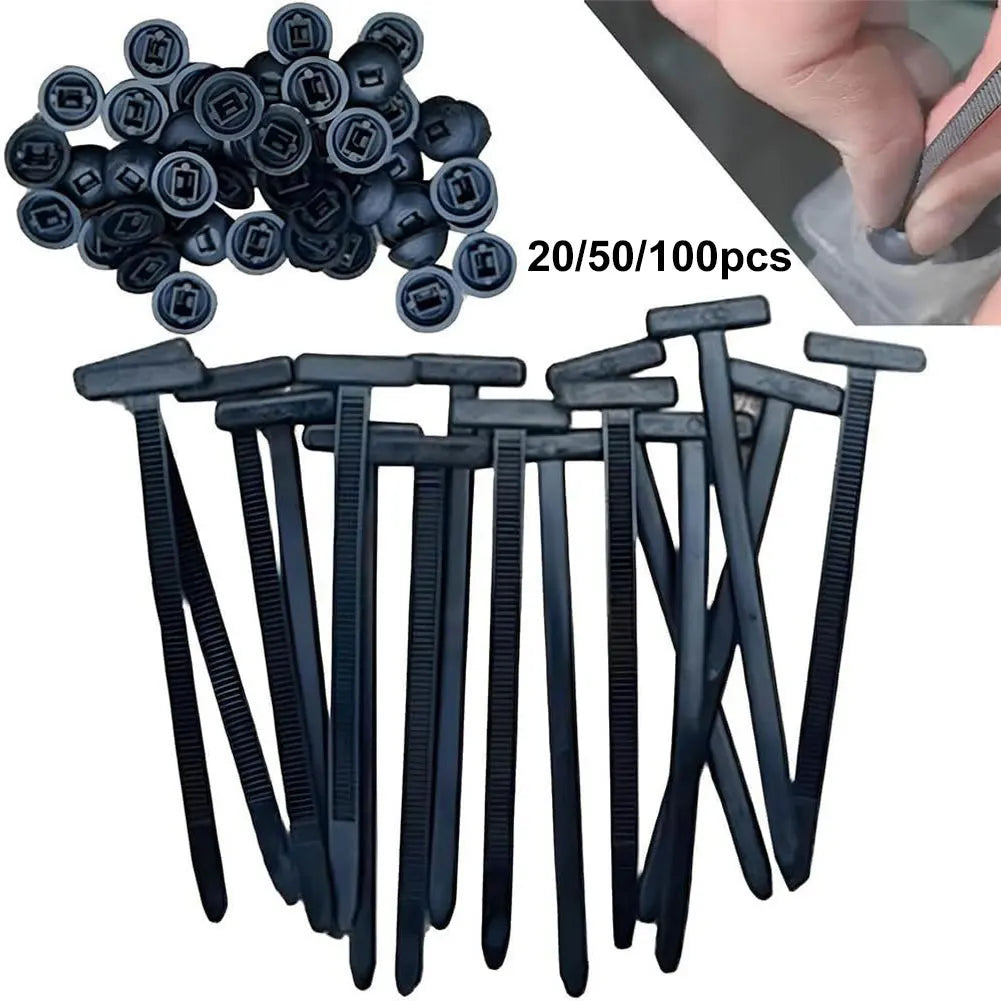 Heavy Duty Self-Locking Nylon Zip Ties – Universal Car Clips Automotive Fastener Clips Oasis Select