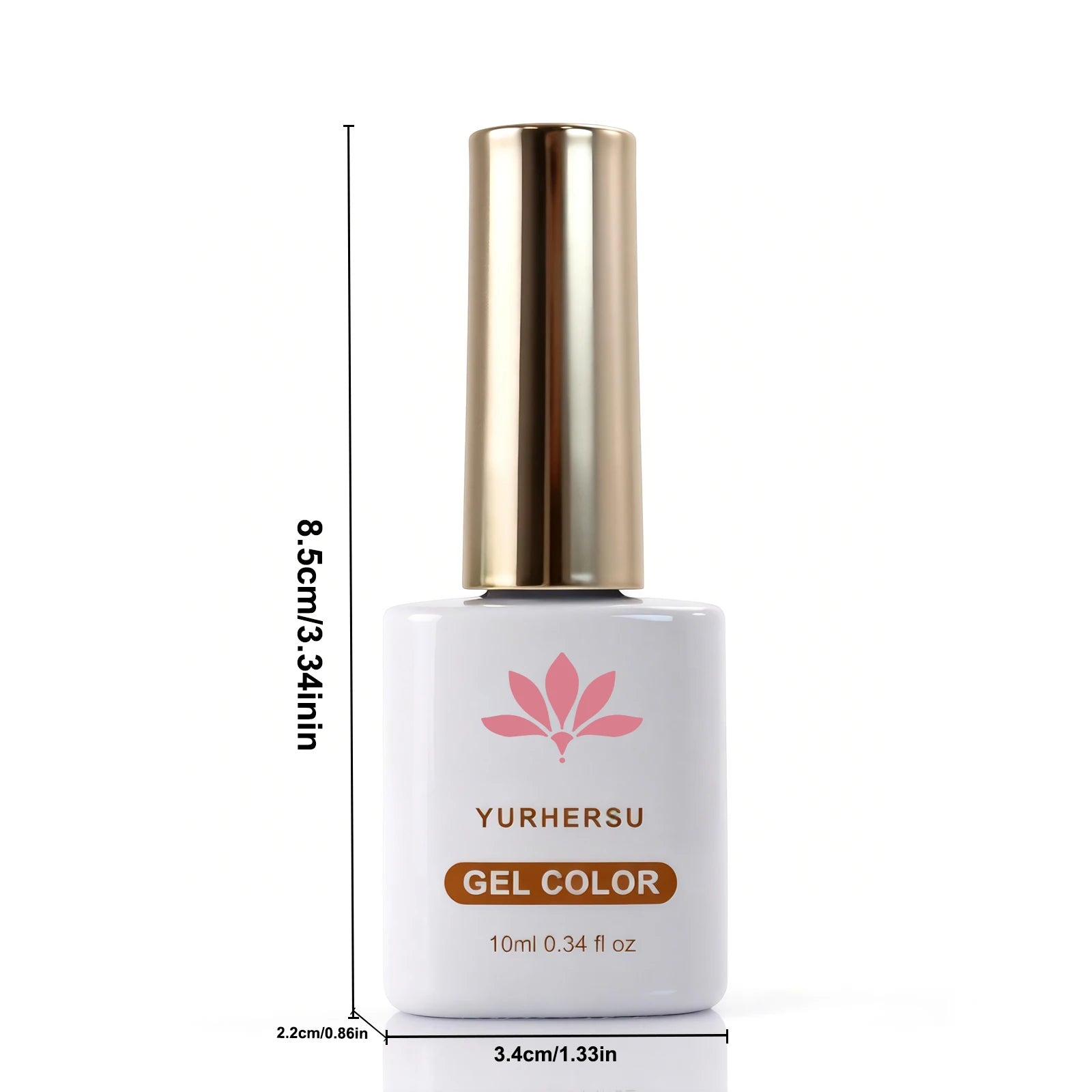 YURHERSU Soak-Off UV LED Gel Nail Polish – Long Lasting 10ml Gel Nail Polish Oasis Select