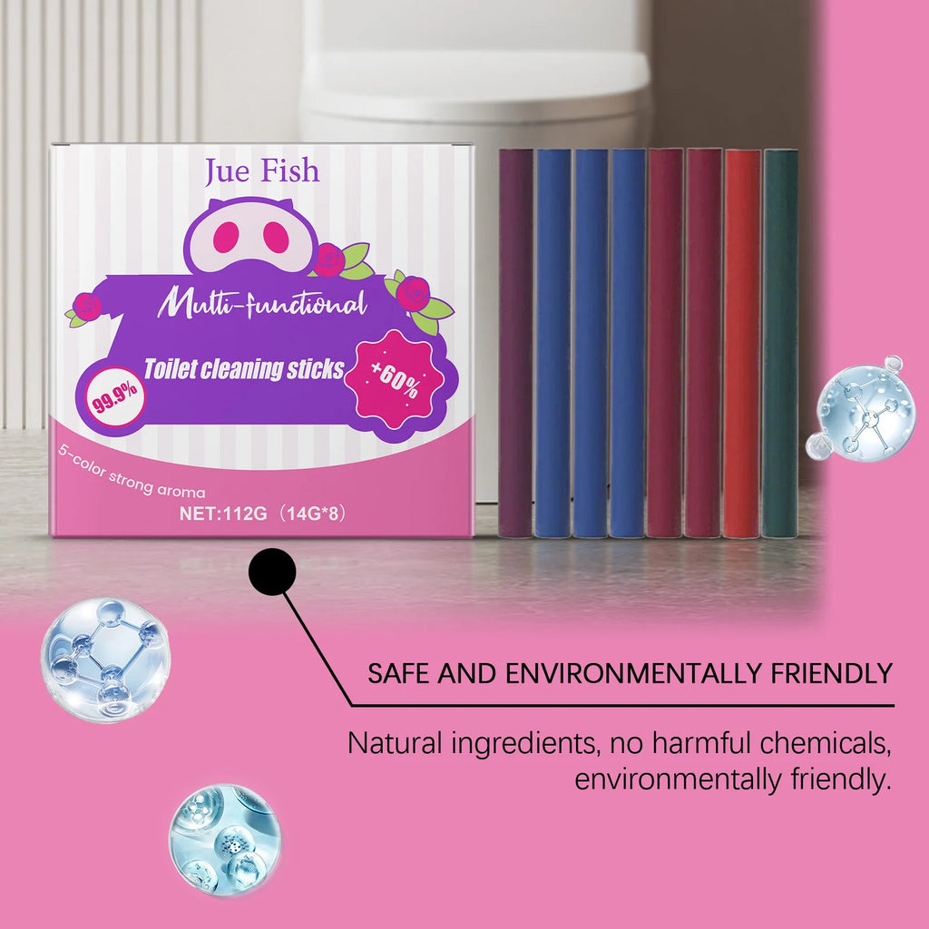 Toilet Cleaning Stick Long Lasting Cleansing Remove Stains Eliminate Odors Reduce Bacteria Deodorizer for Bathroom Home 90g/112g Oasis Select