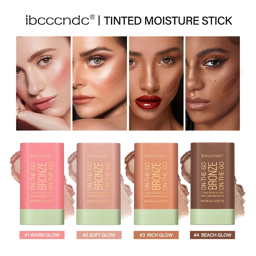 ibcccndc Glow Contour Stick – Highlighter, Bronzer & Concealer
