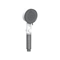 High Quality 8 Mode Shower Head Water Filter Adjustable High Pressure Shower Portable One-Key Stop Shower Bathroom Accessories Oasis Select WHITE
