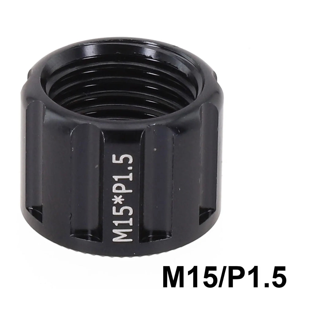 High Quality Bicycle Thru Axle Nut Hubs Shaft Cap Accessories Aluminum Alloy Bike Accessories 12 / 15mm Thru-axles Oasis Select M15x1.5mm