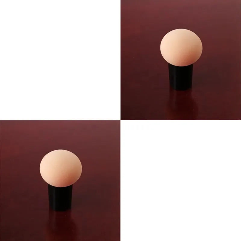 1/2pcs Color Mushroom Head Cosmetic Puff With Protective Cap Loose Powder Foundation Puff Air Cushion Sponge Makeup Egg Makeup Oasis Select 2pcs Skin