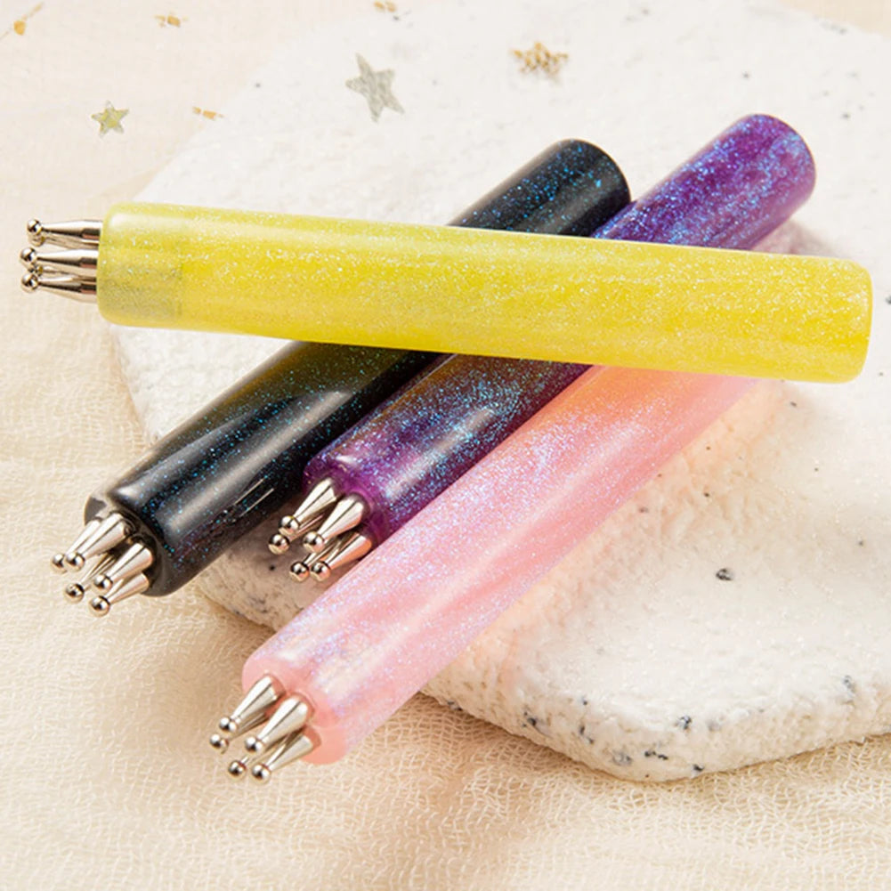 5-Petal Flower Nail Art Dotting Pen | DIY Manicure Tool