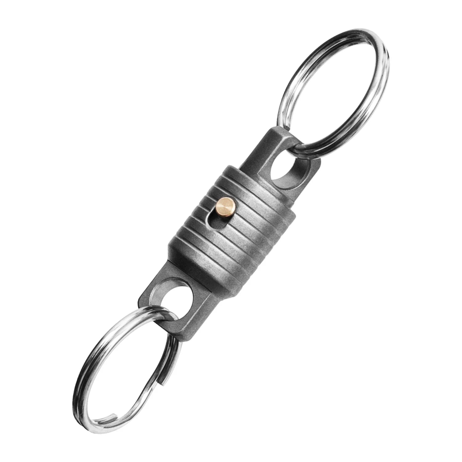 Titanium Alloy Mini Keychain Portable Quick Dismantling Durable Household Outdoor EDC Tool Oasis Select GRAY
