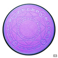 10W Qi Wireless Fast Charger Circle Magic Optical Array Wireless Charging For QI Standard Full Range Wireless Charging Phone Oasis Select Purple