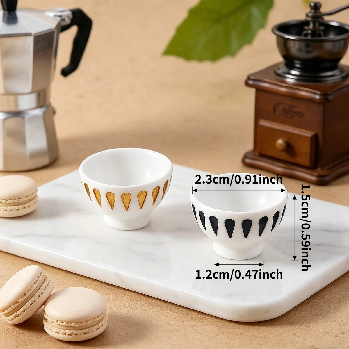 2/4 PCS Miniature Resin Bowls Hand Painted Dollhouse Kitchen Tableware Realistic Mini Food Props DIY Craft Accessories Oasis Select