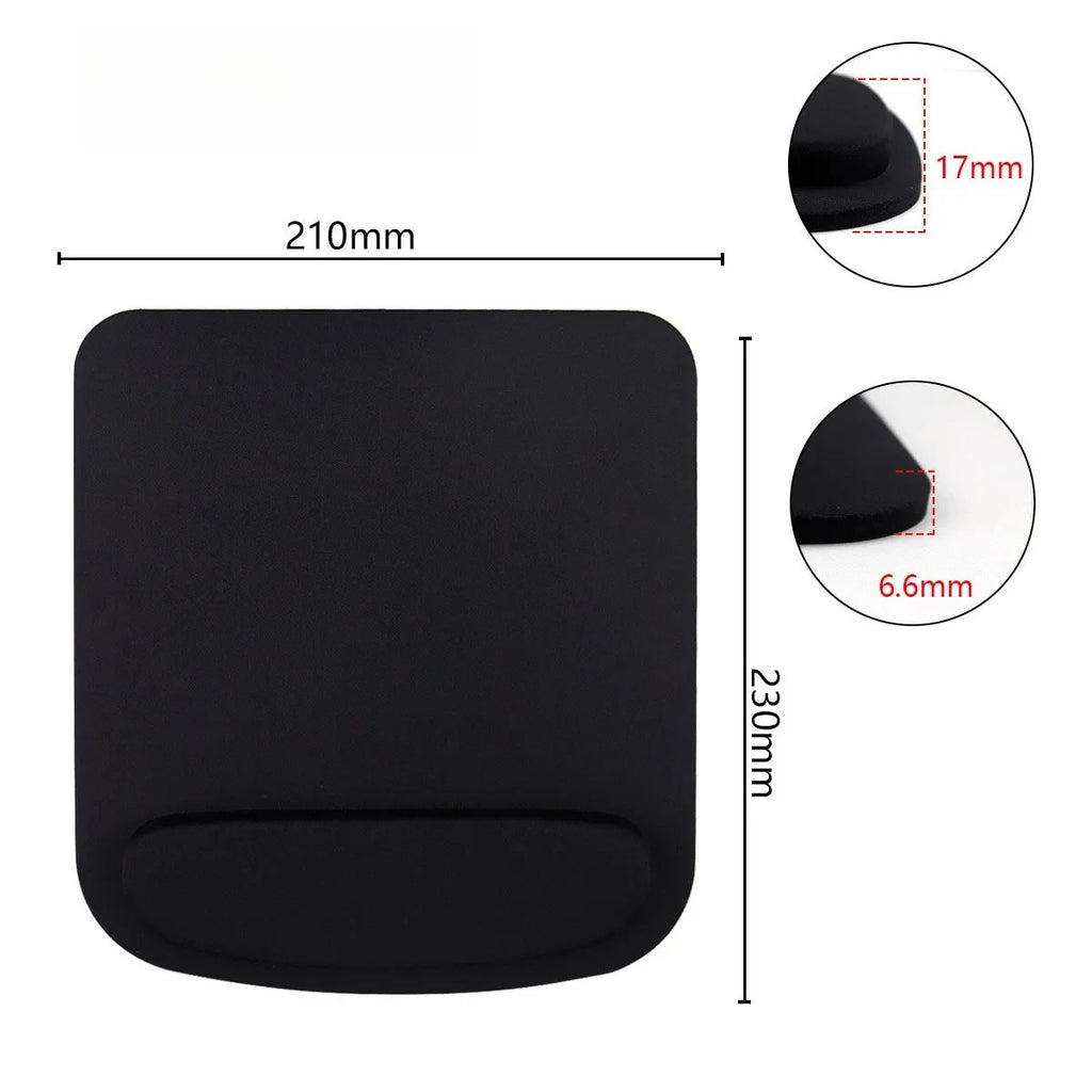 EVA Wrist Mouse Pad Computer Mouse Wrist Supports Slow Rebound Memory Sponge Keyboard Mouse Laptop Desktop Pad Oasis Select black